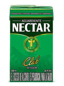 Aguardiente Nectar Club Nueva Imagen 250ml
